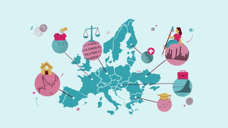 Map of Europe showing different states.