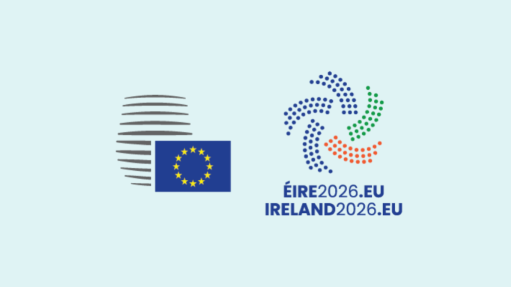 Logo of the Council of EU and Irish presidency