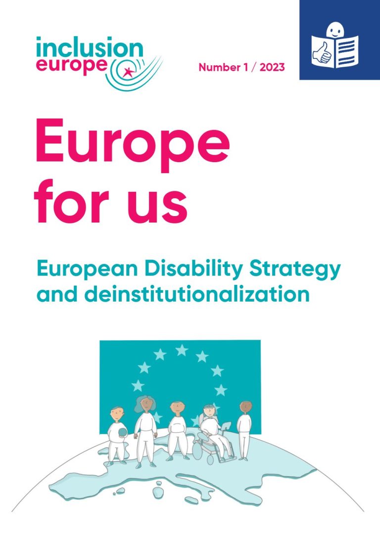 Europe for Us – European Disability Strategy — cover