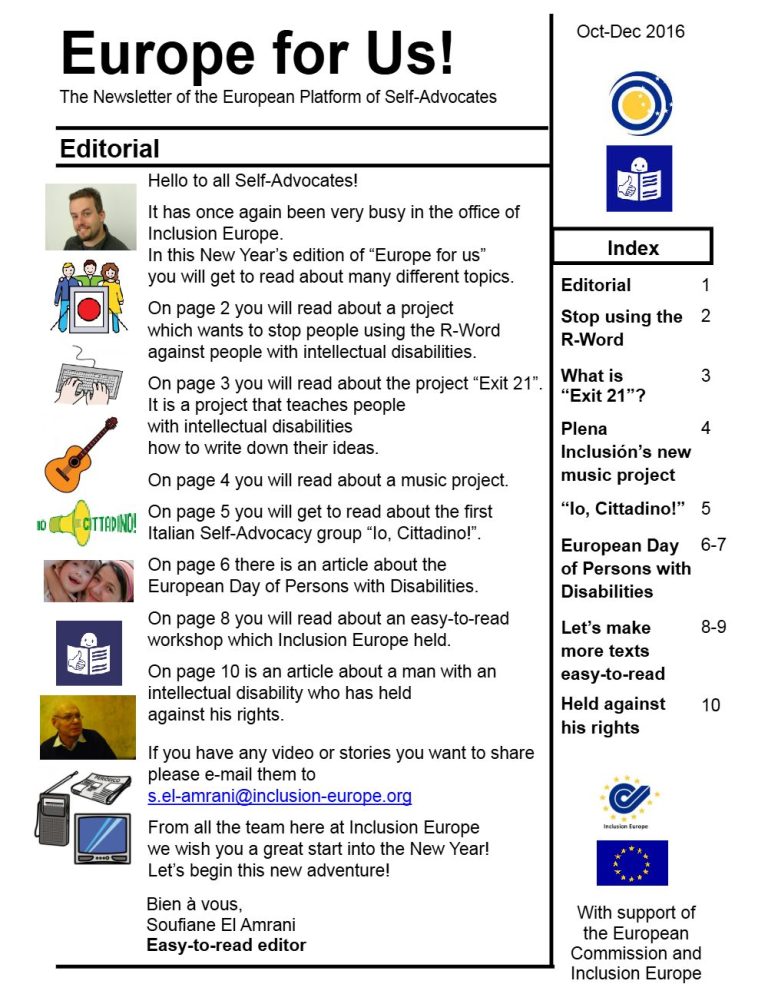 Europe for Us 2016/4 — cover