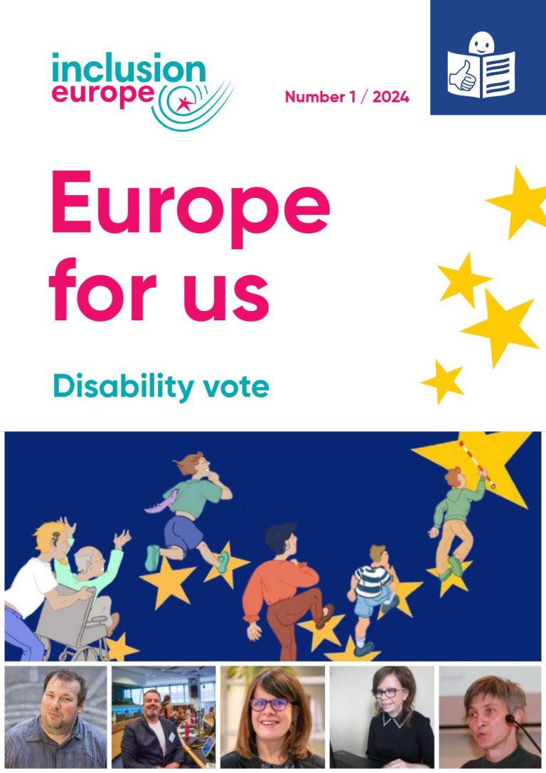 Europe for Us – Disability vote — cover